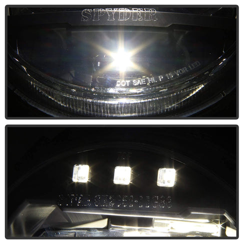 Spyder 5083456 Mercedes Benz W463 2002-2006 LED Headlights - Black