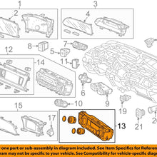 Genuine Honda 79600-TT1-A41ZA Air Conditioner Control Assembly