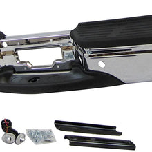 For 2001-2007 Ford Super Duty Rear Bumper Chrome Assembly (with Sensor Hole) FO1103173