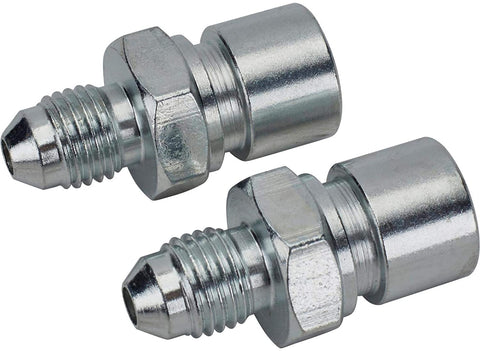 Speedway Motors Straight 3/8 Inch-24 IFF to AN 4 Male Adapters