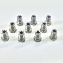 Stainless Steel Metric Brake Line Imperial & Bubble Flare Fitting for 3/16" Tube. 10 x 1 mm (Pack of 10)
