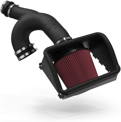 K&N Cold Air Intake Kit: High Performance, Guaranteed to Increase Horsepower: Fits 2015-2019 Ford F150, 2.7L V6,63-2593