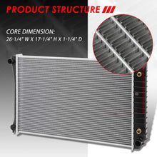 1340 OE Style Aluminum Core Cooling Radiator Replacement for Buick Century Cutlass 3.1L 3.3L AT MT 92-96