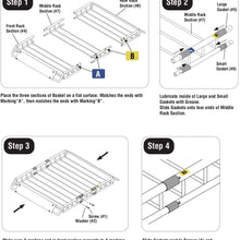 MaxxHaul 46" x 36" x 4-1/2" - 150 lb. Capacity - NOT Assembled 70115 Steel Roof Rack