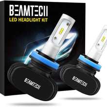 BEAMTECH H11 LED Headlight Bulb, 50W 6500K 8000Lumens Extremely Brigh H8 H9 CSP Chips Conversion Kit