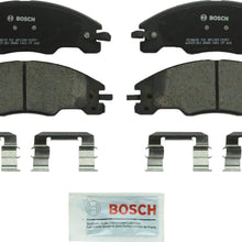 Bosch BP1339 QuietCast Premium Semi-Metallic Disc Brake Pad Set For 2008-2011 Ford Focus; Front