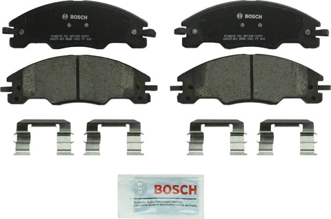 Bosch BP1339 QuietCast Premium Semi-Metallic Disc Brake Pad Set For 2008-2011 Ford Focus; Front