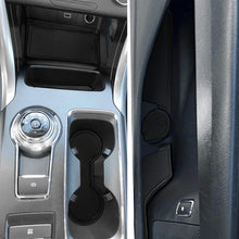 Auovo Anti-Dust Custom Fit Cup and Center Console Liner Accessories for Ford Fusion 2019 2020 2018 2017 Interior Door Compartment Liner Mats Inserts(Pack of 16) (Black,Upgrade)