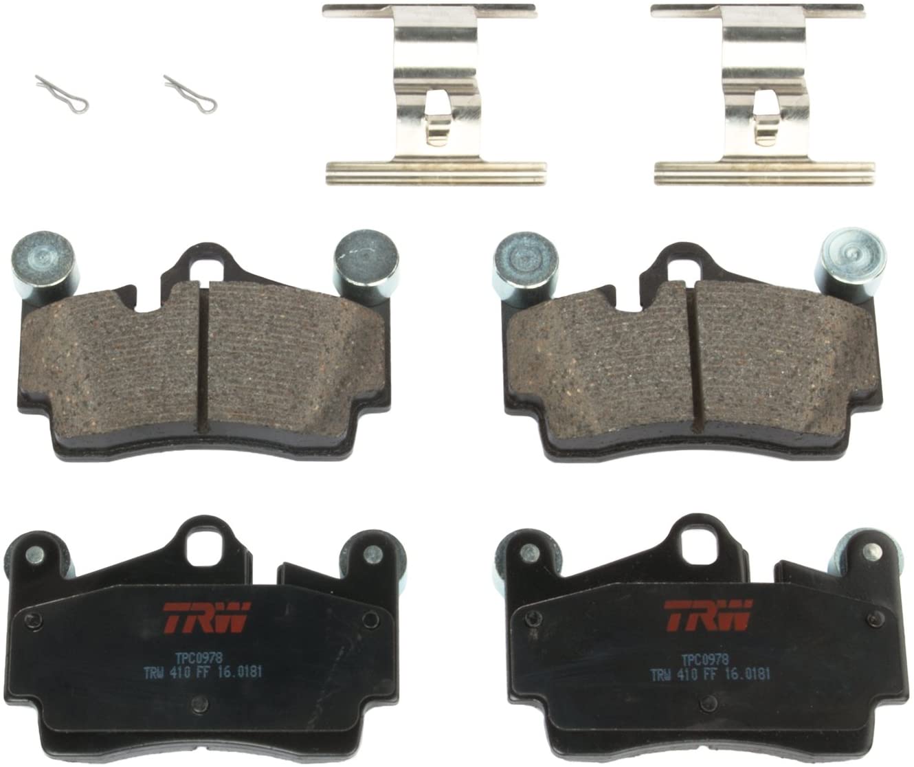 TRW TPC0978 Premium Ceramic Rear Disc Brake Pad Set