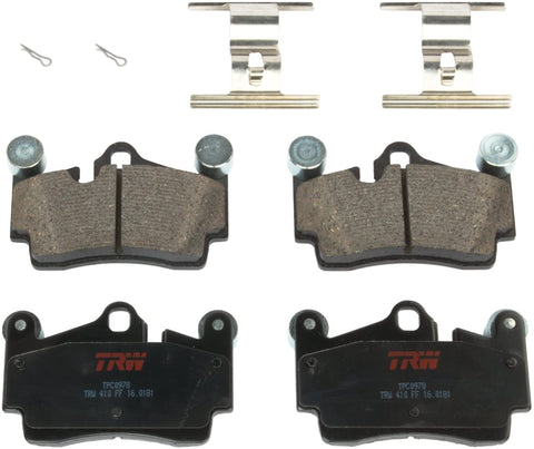 TRW TPC0978 Premium Ceramic Rear Disc Brake Pad Set