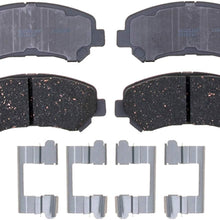 ACDelco 14D1338CH Advantage Ceramic Front Disc Brake Pad Set with Hardware