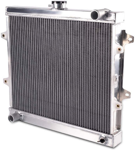Compatible For TOYOTA Pickup 4Runner 2.4l L4 1984-1995 New Aluminum Radiator 1985 86 87 88 89 91 92 93 94 Silver