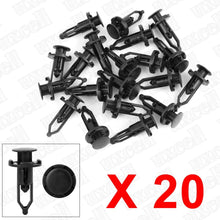 uxcell 20 Pcs Push-Type Automotive Clips Rivet Retainer Fender Bumper Fasteners Clips Ref 52161-02020 for Toyota