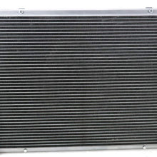 CoolingCare 4 Row Core Aluminum Radiator +Shroud w/16 inch Fan for 1967-1969 Chevy Camaro/Pontiac Firebird Eng