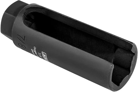 ARES 70094 | 1/2-Inch Drive by 7/8-Inch (22mm) Offset Oxygen Sensor Socket | Wire Gate Accesses Sensor from The Side, Preventing Damage to Wires