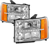 Spyder Auto GMC Sierra 07-13 Headlights with Daytime LED Running Light - Chrome 9037436