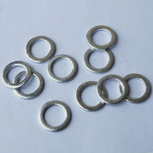 10 Pcs Aluminum Oil Drain Plug Gasket Crush Washers Seal for Mazda, Replacement for The Part # 9956-41-400, Used for Oil Change