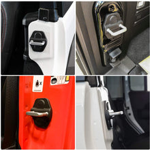 8 PCS Door Lock Cover for Jeep Wrangler JL JLU 2018-2019, 2020 Gladiator JT Door Lock Sticker ABS Cover