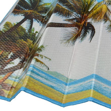 BDK AS- 601_AM Palm Tree Tropical Island Sunset Auto Windshield Sun Shade (for Car SUV Truck-Bubble Foil Folding Accordion) - AS-601__AM