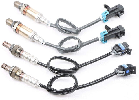 MOSTPLUS 4PCS Downstream Upstream O2 Oxygen Sensor Compatible with 06-07 Chevrolet Silverado 1500 Avalanche Suburban Tahoe Replace 234-4337 234-4018 234-4112