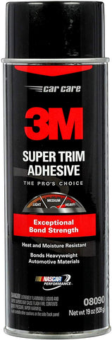 3M Super Trim Adhesive, 08090, 19 oz Nt Wt