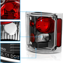 AmeriLite Black Replacement Brake Tail Lights Housing Set for Chevy/GMC Full Size - Passenger and Driver Side