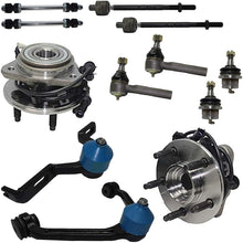 Detroit Axle - 4x4 5-Lug Front Wheel Hub and Bearing Assembly w/Round ABS Wire Replacement for Ford Explorer Mercury Mountaineer Ranger B4000