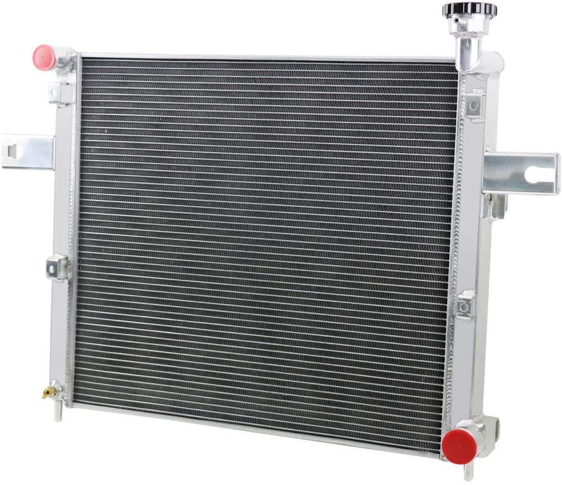 CoolingCare 2 Row Aluminum Radiator for J E E P Commander 2006-2010/ Grand Cherokee 2005-2010