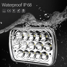 AAIWA H6054 Led Headlights 7x6 5x7 45W Headlamp 2PCS Hi/Low Sealed Beam Rectangle Headlight Replacement for Jeep Wrangler YJ Cherokee XJ Trucks 4X4 Offroad 6054 H5054 H6054LL 69822 6052