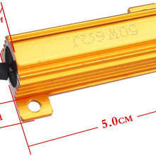 BSLighting 1 Pair (2pcs) H8 H11 LED Headlight DRL Fog Light Load Resistors Wiring Harness Canbus