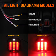 DOT Approved Smoked LED Tail Light with Turn Signal Brake License Plate Light for Harley Dyna Fatboy Road King Electra Glide Nightster Street Bob,EMC Bulit-in