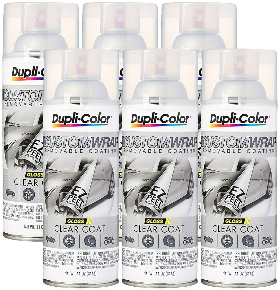 Dupli-Color Clear Coat Custom Wrap 11 oz. - (6 Pack)