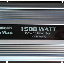 VertaMax Pure SINE Wave 500 Watt (1000W Surge) 12V Power Inverter DC to AC Power - Solar, RV, Car, Off Grid