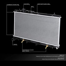 DNA Motoring OEM-RA-2465 2465 OE Style Aluminum Cooling Radiator Replacement