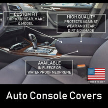 Auto Console Covers - Armest Cover (Pair) - Compatible with Ford Transit 150, 250, 350 Vans 2015-2019 - Waterproof Neoprene, Black