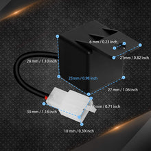 NTHREEAUTO 2 Pin LED Flasher Relay, 12V Electronic Relays for Turn Signal Bulbs Hyper Flash