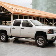 CLIM ART in-Channel Incredibly Durable Rain Guards for Chevrolet/Chevy Silverado 2007-13 Crew Cab GMC Sierra 1500 Vent Visors Window Deflectors, Vent Deflector, Truck Accessories, 4 pcs. - 607003