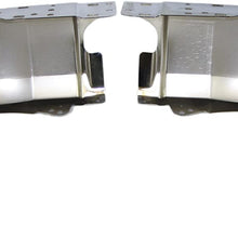 REAR BUMPER END CAP CHROME W/O SENSOR HOLE LH & RH FOR 2014-2017 TUNDRA TO1104123 TO1105123