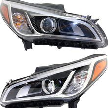 Head Lamp Compatible with HYUNDAI SONATA 2015-2017 Right Side and Left Side Assembly Hid with Hid Kit