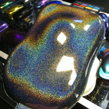 VViViD Gloss Rainbow Black Metallic Sparkle Vinyl Adhesive Wrap (1ft x 5ft)