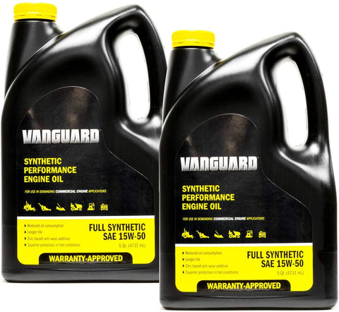 Briggs 2PK Vanguard 15W-50 Heavy Duty Synthetic Oil 5-Quart 100170