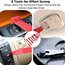 JOJOY LUX Pack of 8 Auto Trim Removal Tool Set for Car Audio Dash Door Panel Window Molding Fastener Remover Tool Kit