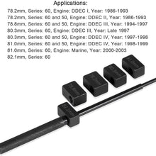Gauge Blocks and knurled Handles-Engine Idle Speed Adjustment Tool（Total of Six Pieces and One Suit）:for 3350 Detroit Diesel Engine Series Such As： J-35637-A J-1853J-42749J-42665J-39697 …