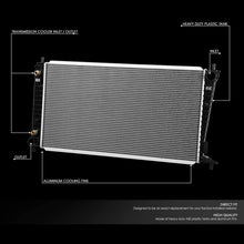DNA Motoring OEM-RA-2818 2818 OE Style Aluminum Cooling Radiator Replacement