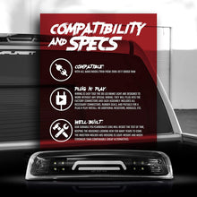 OPT7 09-17 For Dodge Ram LED 3rd Brake Light Cargo Light Upgrade- Tube/Smoked housing Runner Series-High Power Cree XM