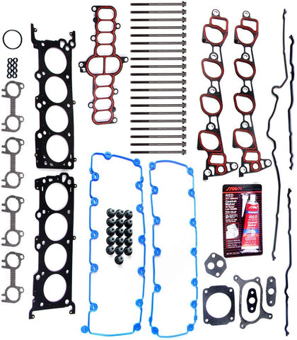 SCITOO Replacement for Head Gasket Set with Bolts for Ford F-150/F-250 for Lincoln 5.4L V8 1997-1999 Engine Head Gaskets Sets Kit