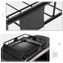 48 X 40 inches Mild Steel Roof Rack Van/SUV Baggage Cargo Carrier Basket with Wind Fairing