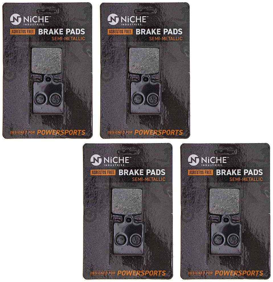 NICHE Brake Pad Set For Ducati 996 998 748 Monster 900 620 750 695 S2R S4RS 61340081A Rear Semi-Metallic 4 Pack