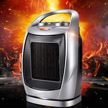 Zyyqt Fan Heaters, Ceramic Auto-Oscillating Heater with 750W/1500W Power Setting Tip-Over and Over-Heat Protection, Portable Electric Heater Carrying Handle