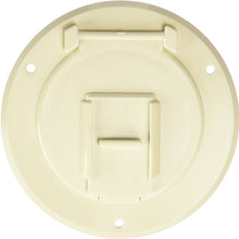 RV Designer B123, Round Electrical Cable Hatch, Basic, 4.3 inch Diameter, Black